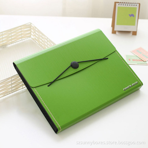 fashionable pp plastic expanding file folder with customized pockets